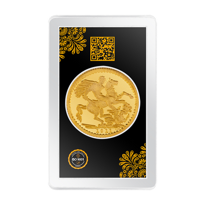 21k Fifth King George Yellow 5 Gold Pound - 40 Gm