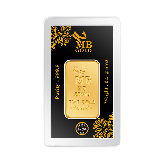 MB Gold 2.5 Gm Gold Bar