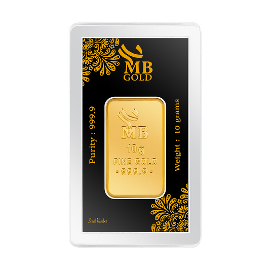 MB Gold 10 Gm Gold Bar