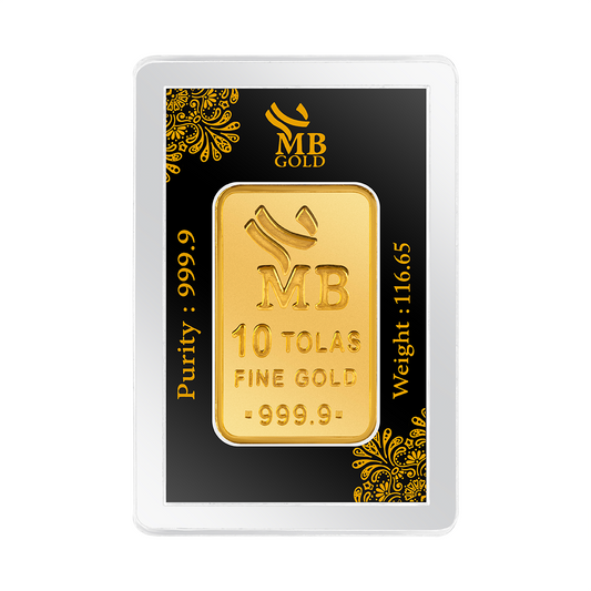 MB Gold 10 Gold TOLAS Bar 116,63 Gm